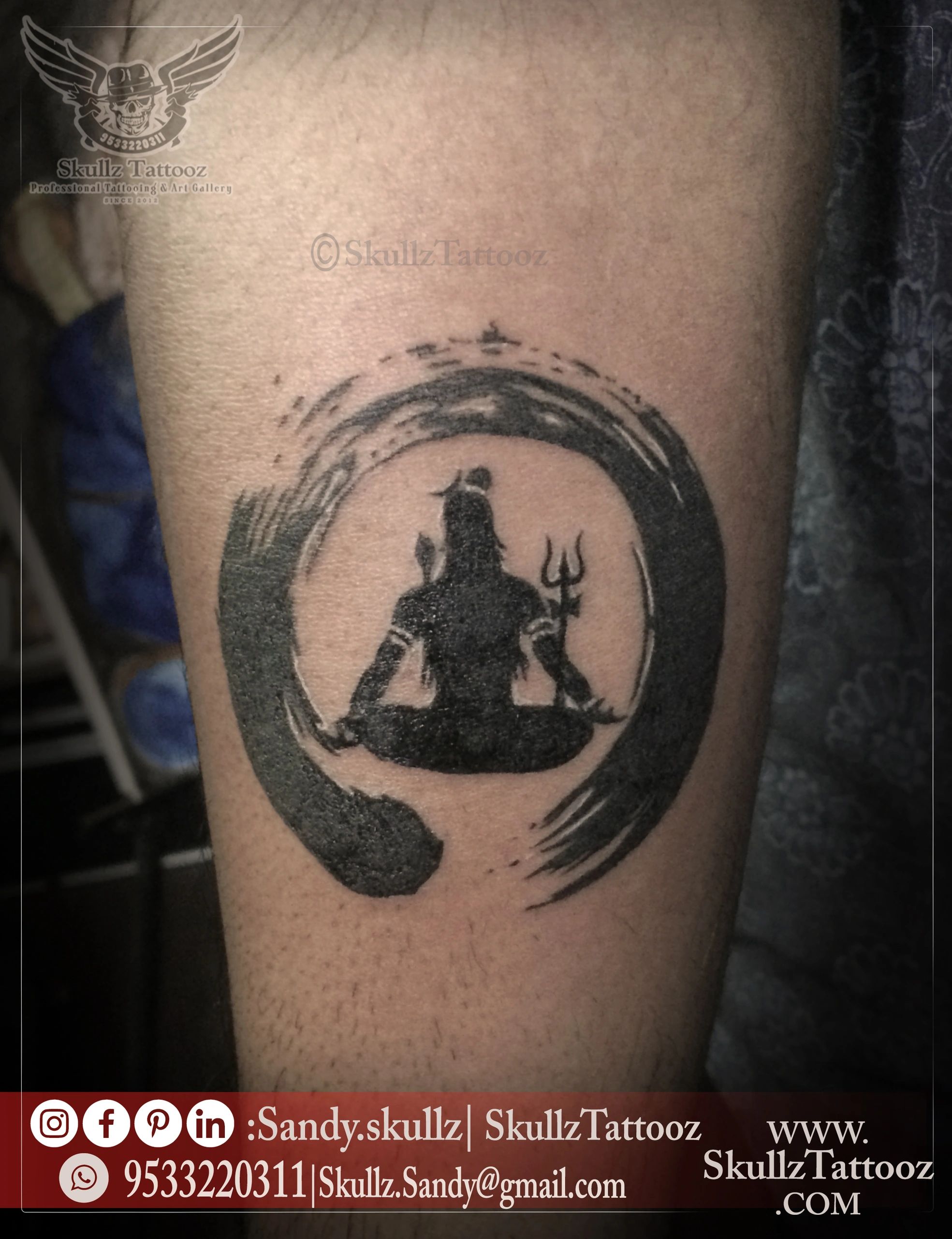 Adiyogi Tattoo l Lord Shiva Tattoo l Back Tattoo l Kens Tattoo Studio l  Rajkot  YouTube