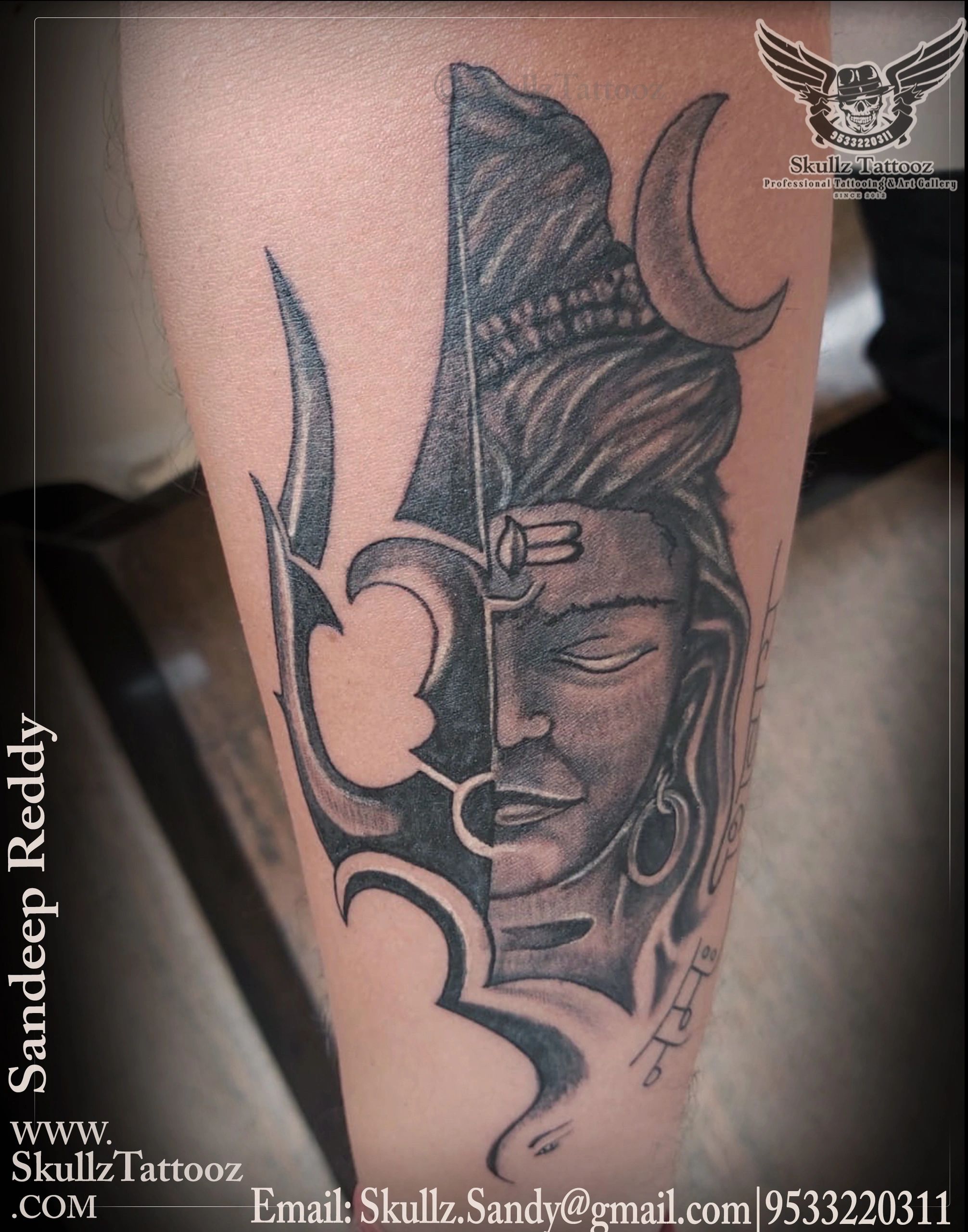 nickmathur526  Lord shivas angry face done by nickmathur526  if  u wanna get inked on ur skin pls contact on this no 9650205367        tattoo tattoos 