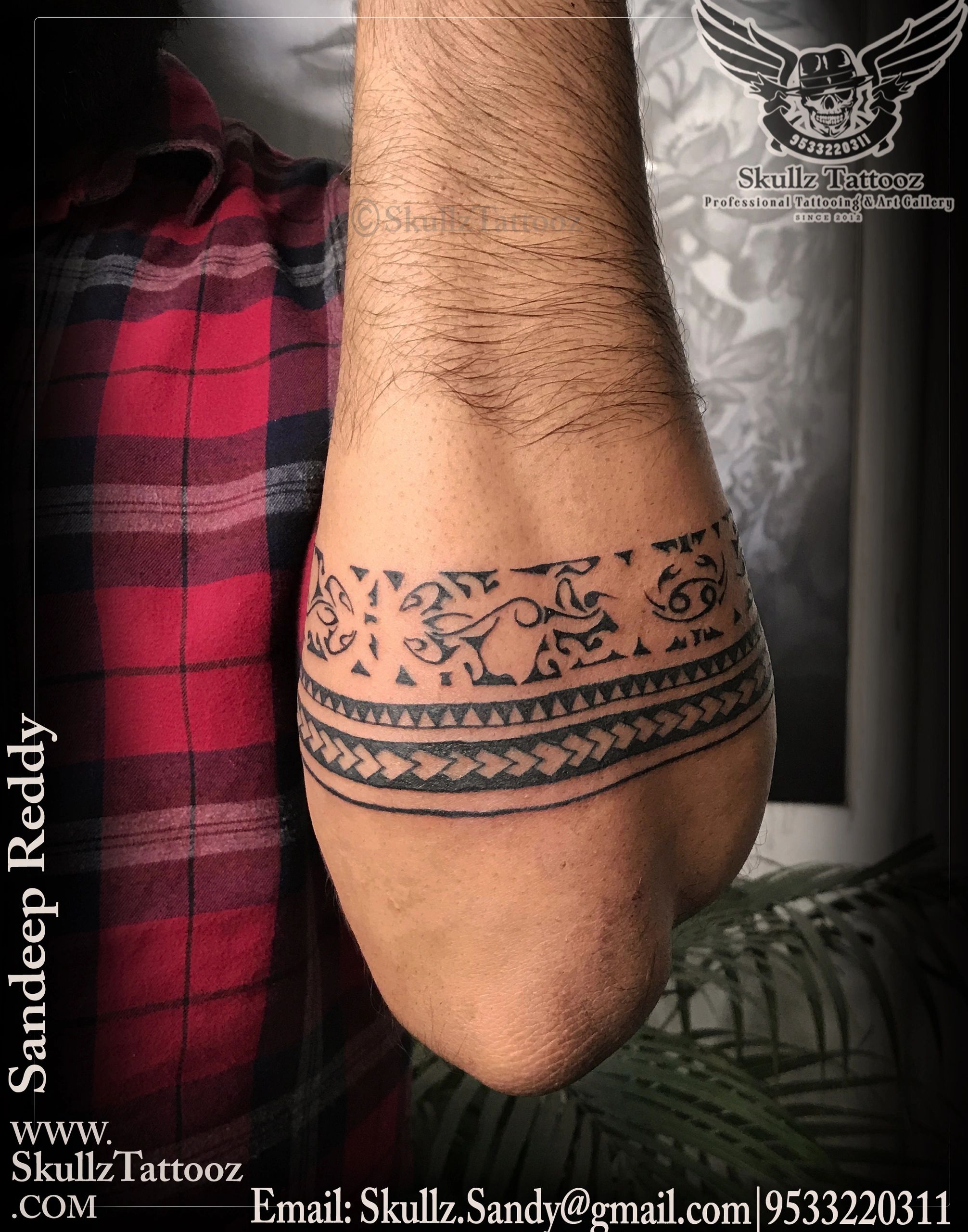Trishul With Mantra Tattoo  Ace Tattooz and Art Studio India