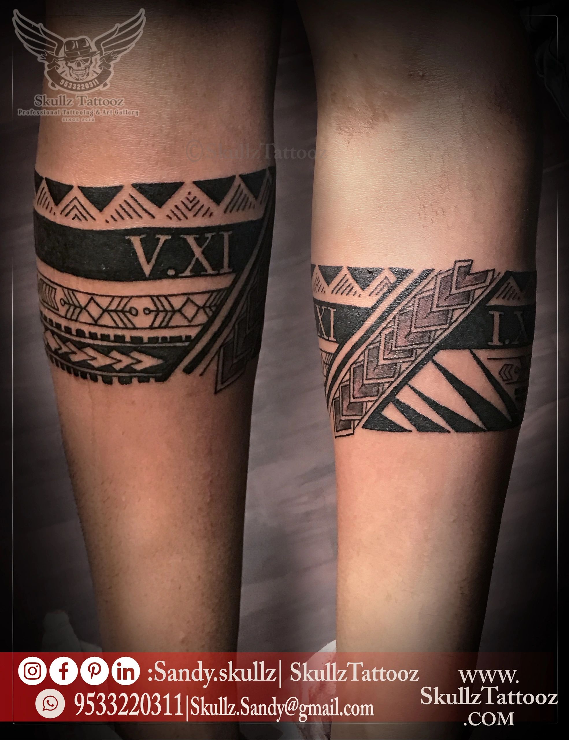 hawaiian tribal band tattoos