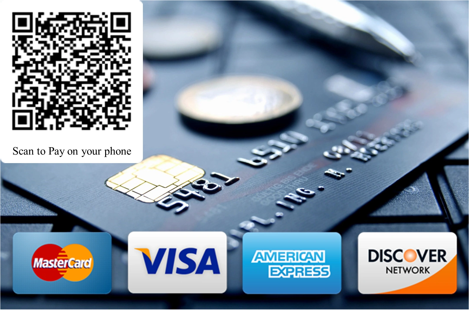 Payment Options MC VISA AMEX DISCOVER