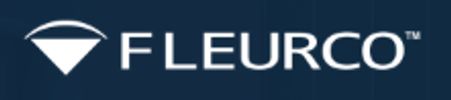 Logo for FLEURCO with a triangular design.