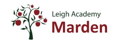 Leigh Academy Marden logo with apple tree design.