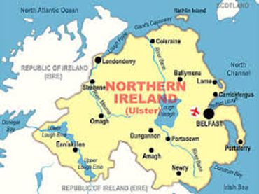 Northern Ireland map