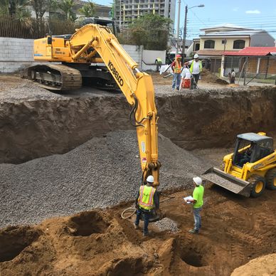 Columnas de Grava Compactada, pilotes, cimentaciones, Costa Rica, Piertech, mejoramiento de suelos