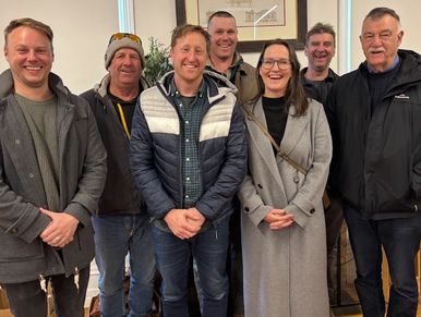 Adam Rowe, Rod Sewell, Justin Rowe, Evan Fleischer, Julie Coyle, Evan Davis, Colin Metcalfe