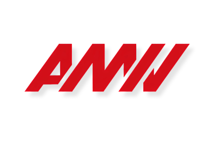 Red stylized logo with letters 'ANI' on a black background.