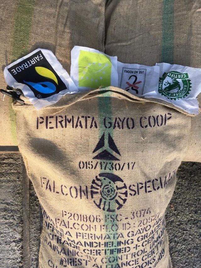 Indonesian Organically Grown Coffee Beans 250g