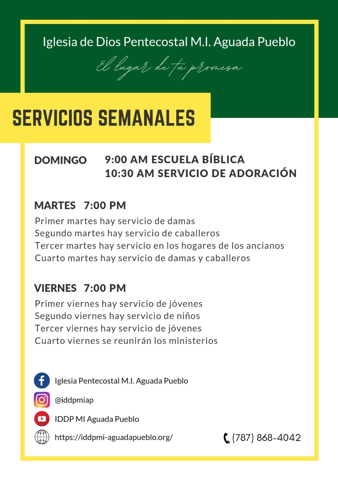 Iglesia de Dios Pentecostal . Iglesia de Dios Pentecostal .