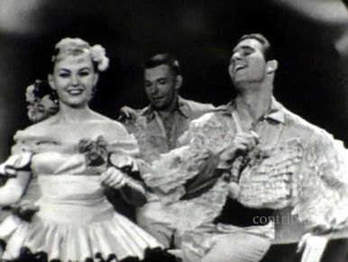 Christopher Riordan and the John Castle Dancers on the Spade Cooley Show.