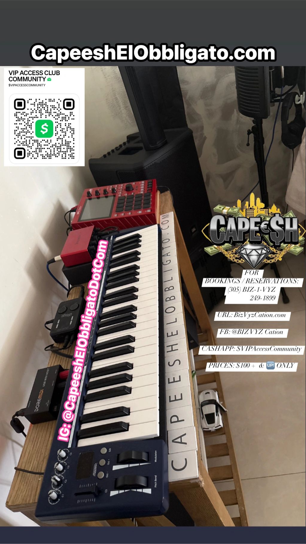 From professional production to performance.
Exclusive offers and deals available now!
Prices $100 +