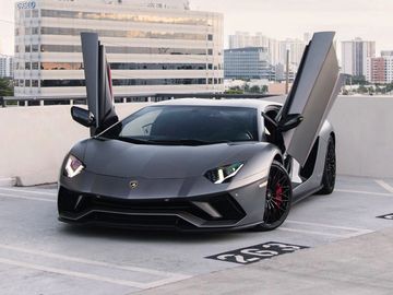 Lamborghini rental doors up