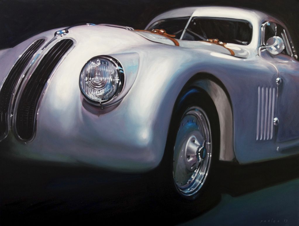 BMW 328 Mille Miglia Coupe
48 x 36, Oil on Canvas