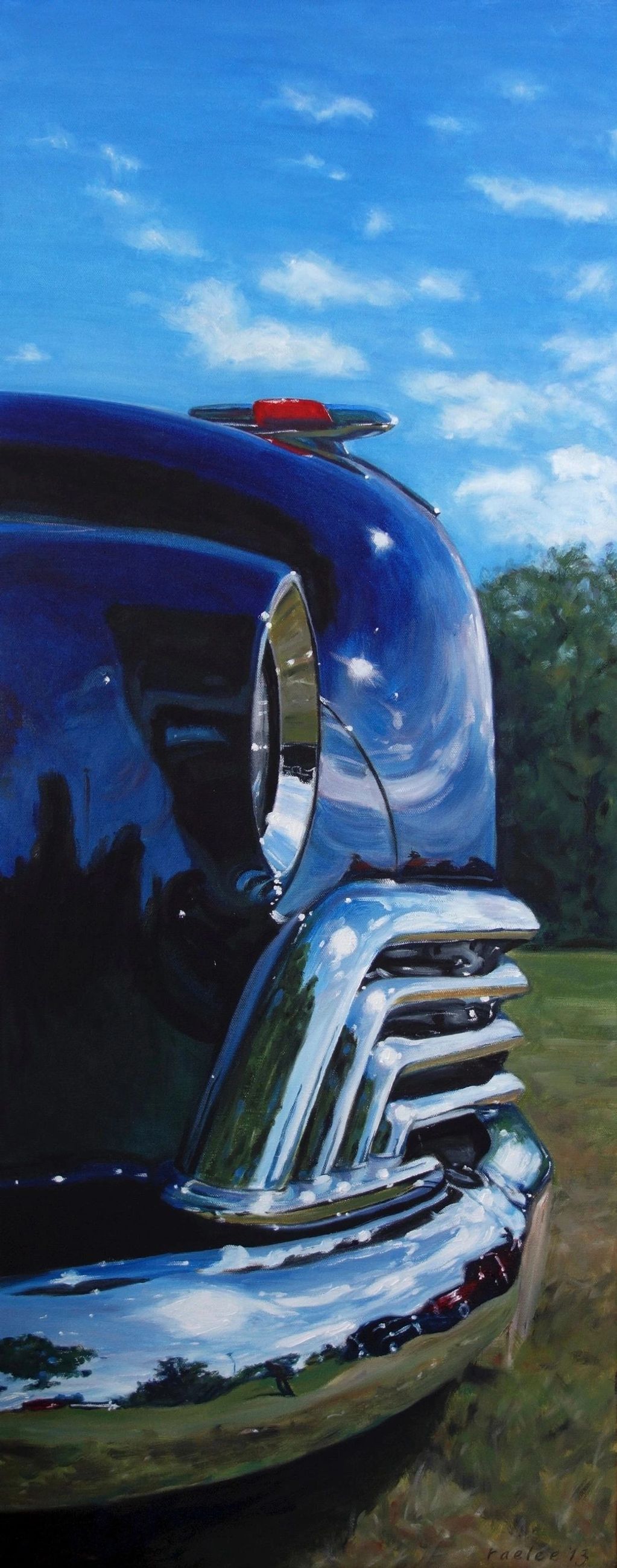 Oldsmobile
16 x 40, Oil on canvas 