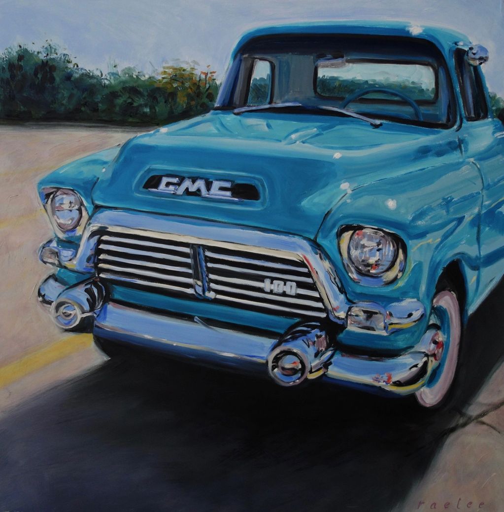 '57 GMC
16 x 16, Oil on board 