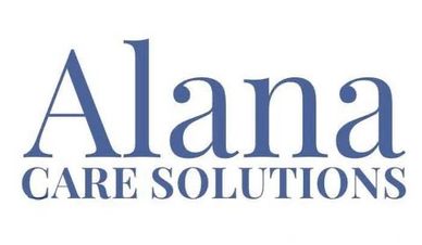Alana Care Solutions logo with blue text on white background.