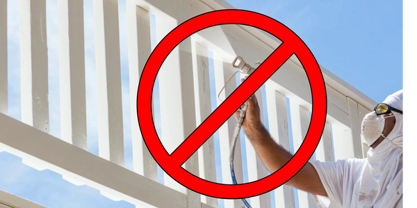 Linden Painting & Surface Design never uses sprayers to paint your home.