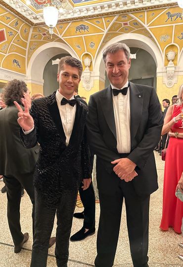 Dr. Markus Söder und Maximilian Seitz, Bayrischer Filmpreis 