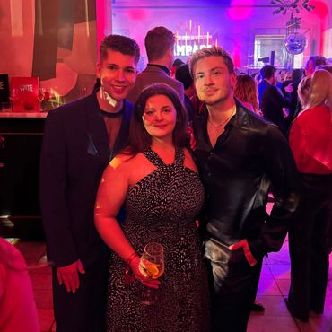 Maximilian Seitz, Ronja Forcher, Jannik Schümann - Bunte Red Campari Night 