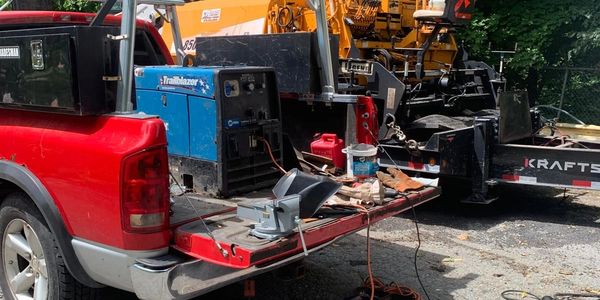 Photo of the Core Iron Works truck deployed in the field.