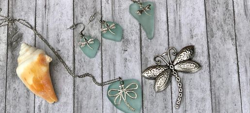 Sea Glass Key Rings - Alaskan Reflections