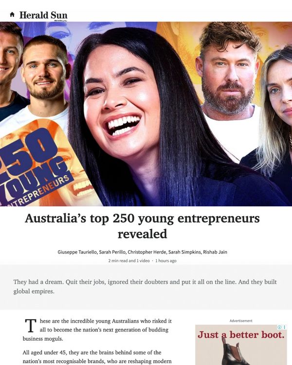 Australia's Top 250 Young Entrepreneurs