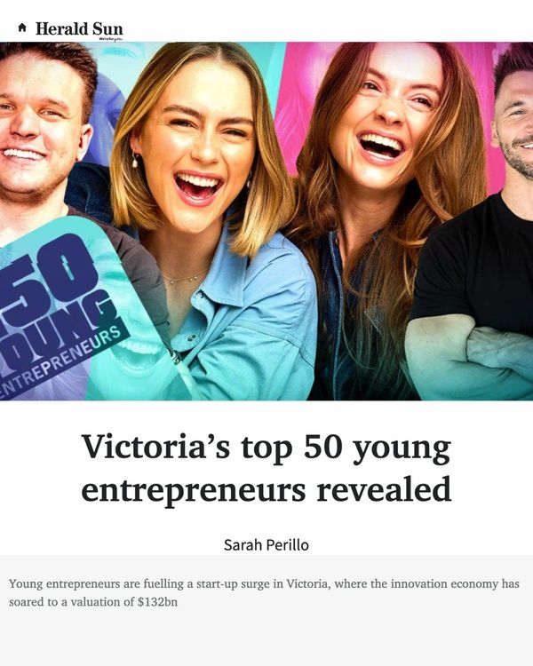 Victoria's Top 50 Young Entrepreneurs