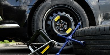 Spare tire flat repair/replacement.