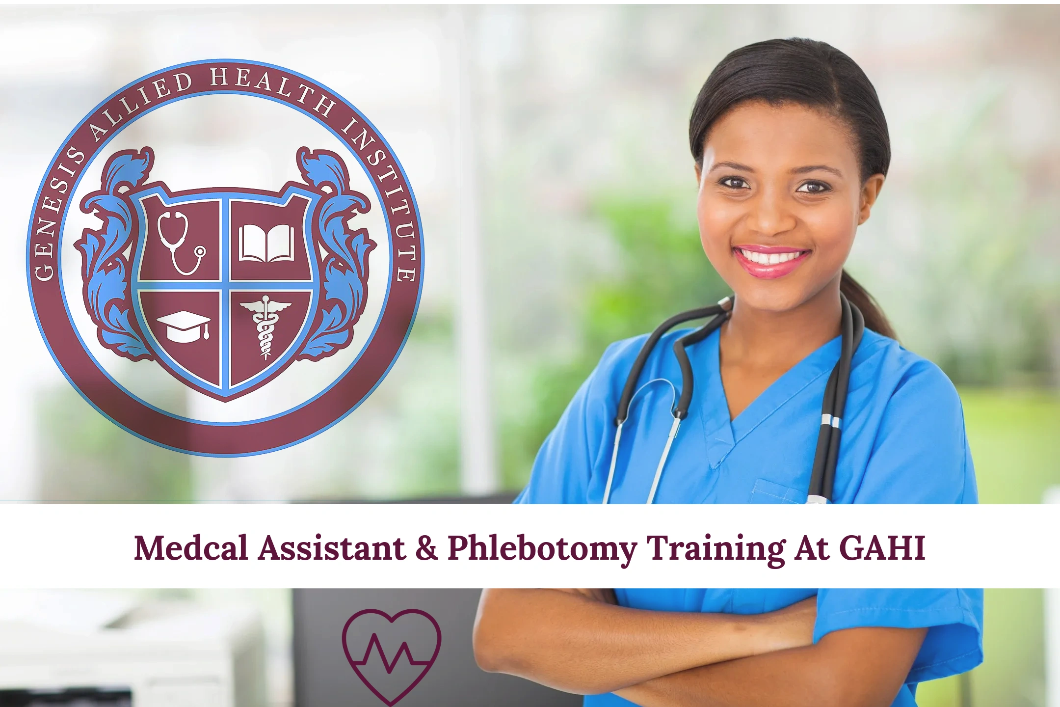 Group of medical students looking happy in class
