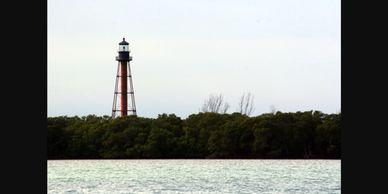 Anclote Key Lighthouse was built in was built on Anclote Island to aid in navigation in 1887.
