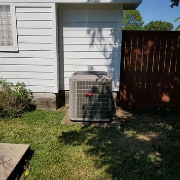 New Air Conditioning outdoor unit installed