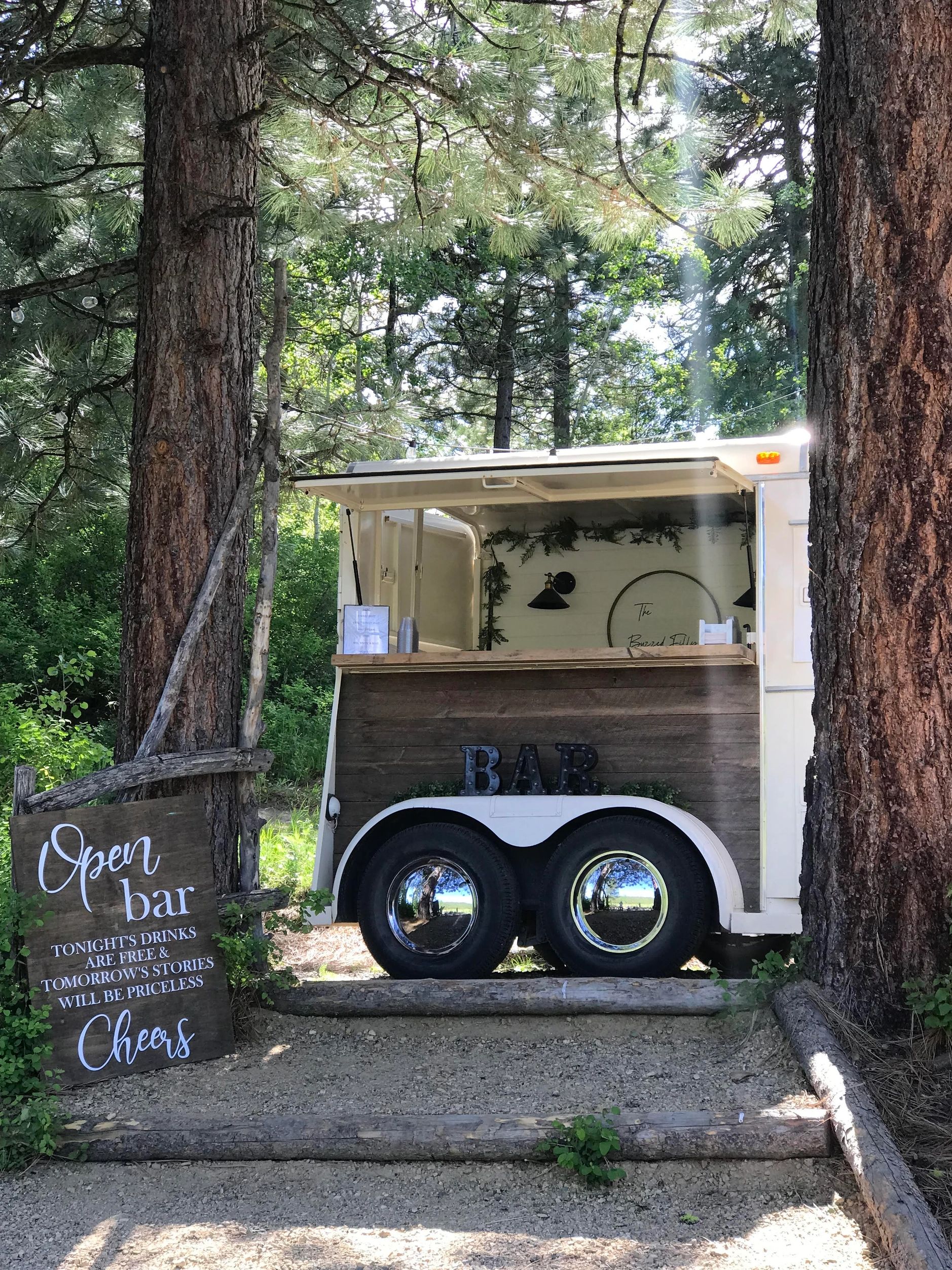 Long Horn Guest Ranch wedding venue Cascade Idaho mobile bar service