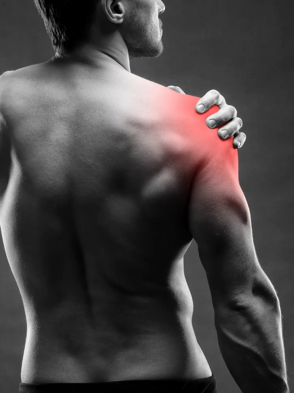 Image representing shoulder pain that can be treated with remedial massage therapy