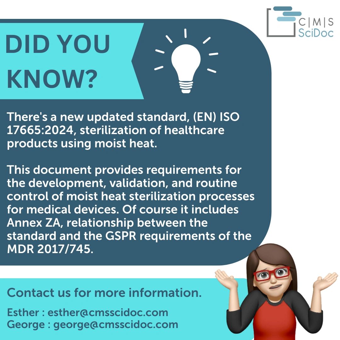A new updated standard, (EN) ISO 17665:2024