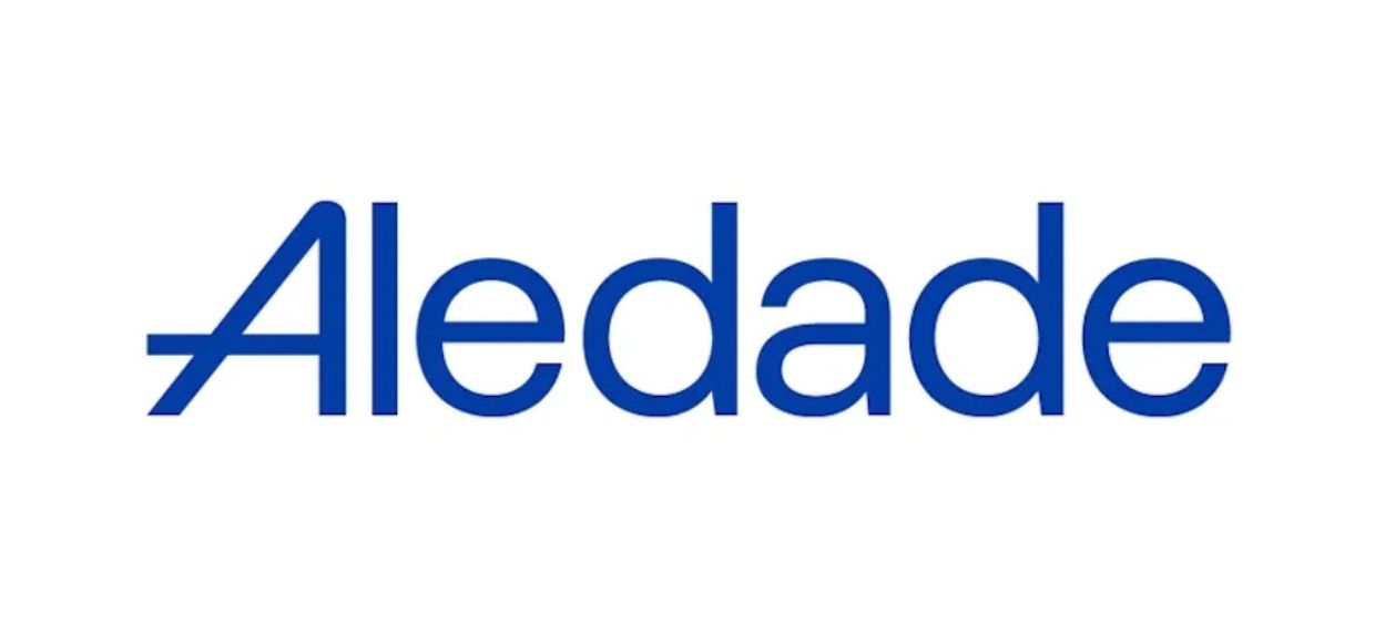 Logo with the word 'Aledade' in blue text on a white background.