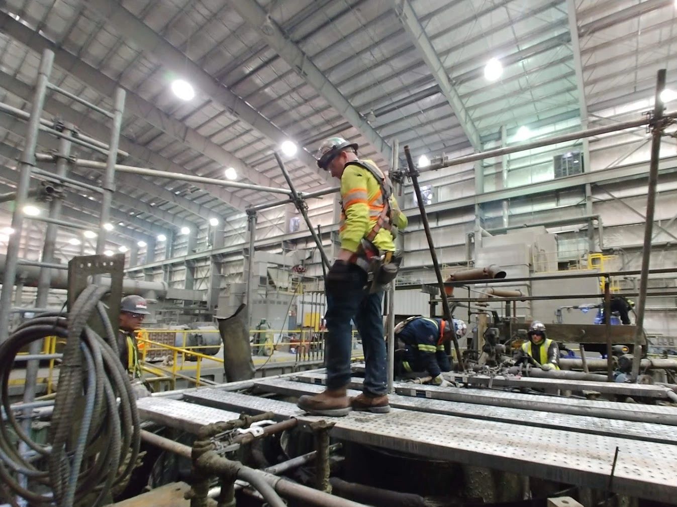 Adam Rebalkin mine site scaffolding