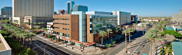 ASU campus building — university concrete work