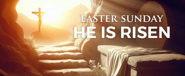 Easter Sunday celebration with the risen Christ.