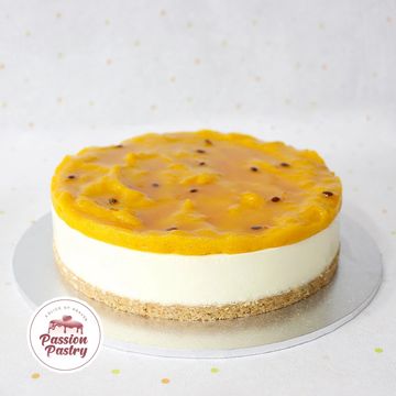 Greek Unbaked Cheesecake - Passion Fruit