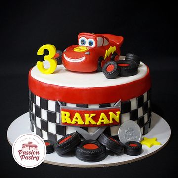 McQueen Fondant Cake 