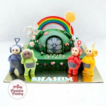 Teletubbies Cake fondant - Edible 