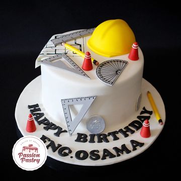 Engineer Fondant Cake 