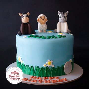 Baby Farm Cake