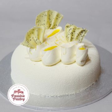 Lemon with Poppy Seeds  French Cake