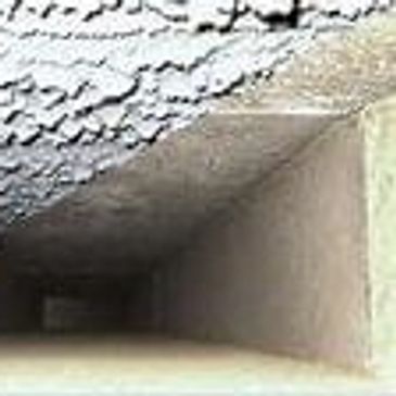 Air duct interior.