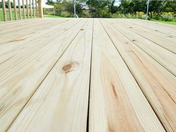 Wood decking