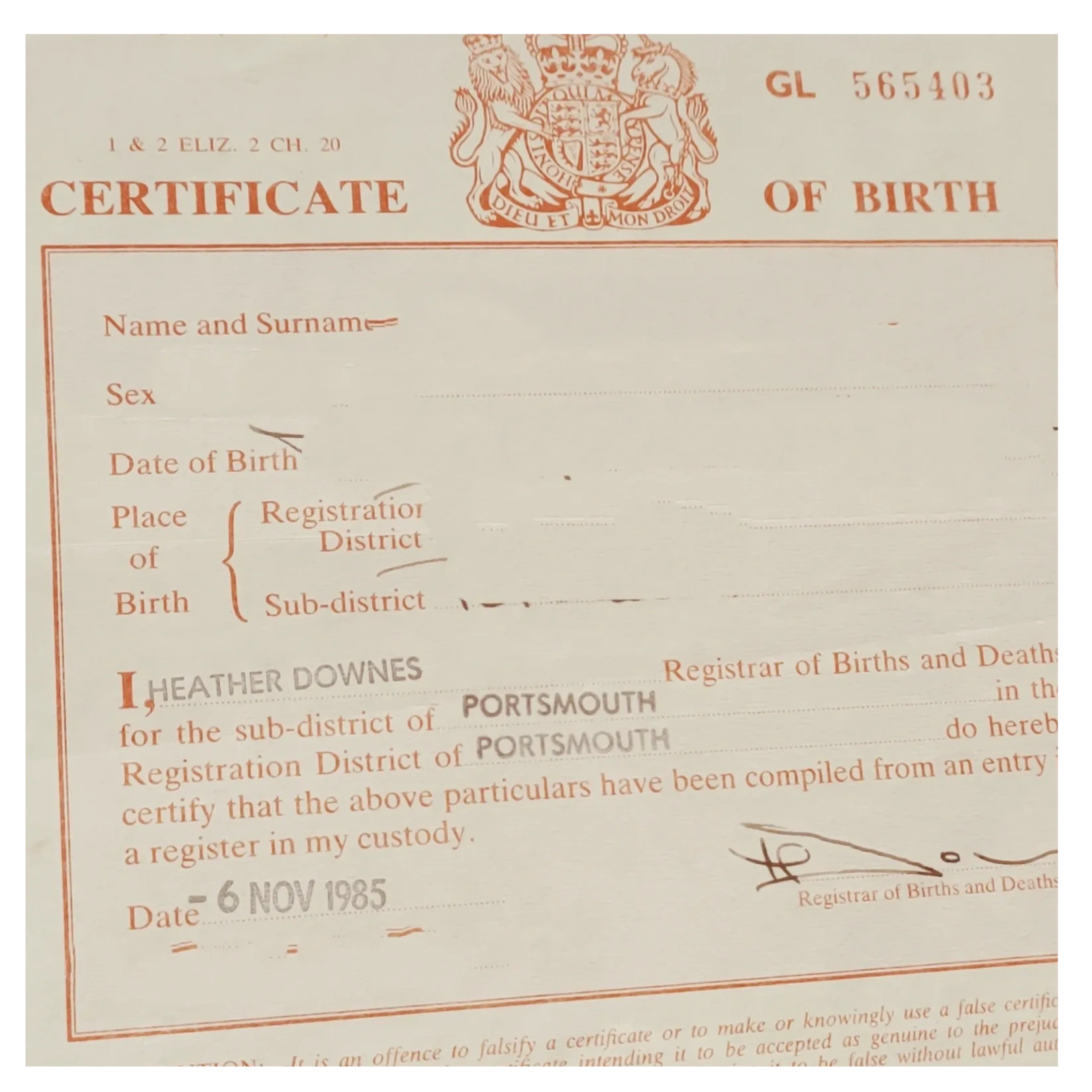 How To Get A Free Birth Certificate