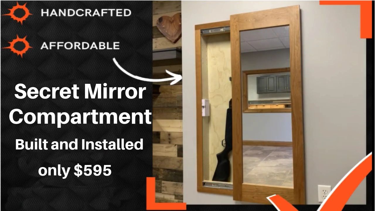 Secret Mirror Door - Buy Now - Secure & Hidden