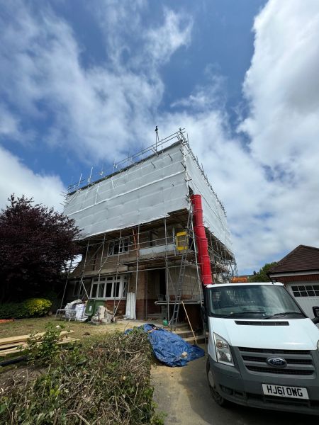 Temporary roof