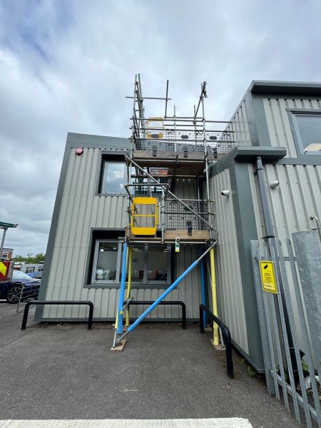 Commercial scaffolding